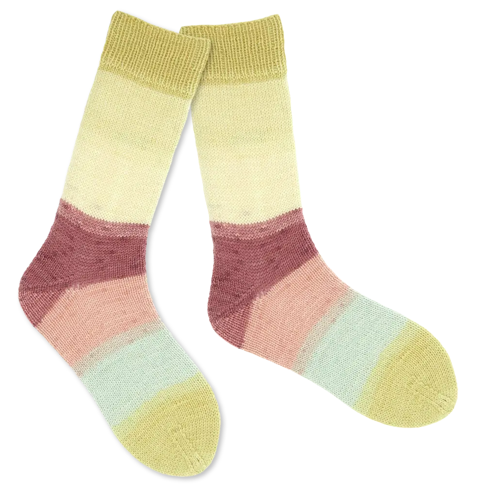 #Farbe_Rico Design Superba Cashmeri Luxury Socks | 037 Earthy Pastels