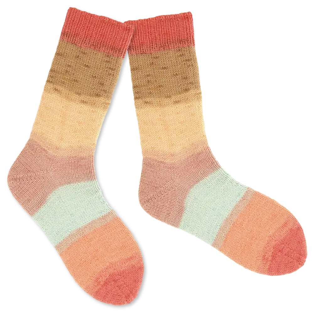 #Farbe_Rico Design Superba Cashmeri Luxury Socks | 040 Summer Peaches