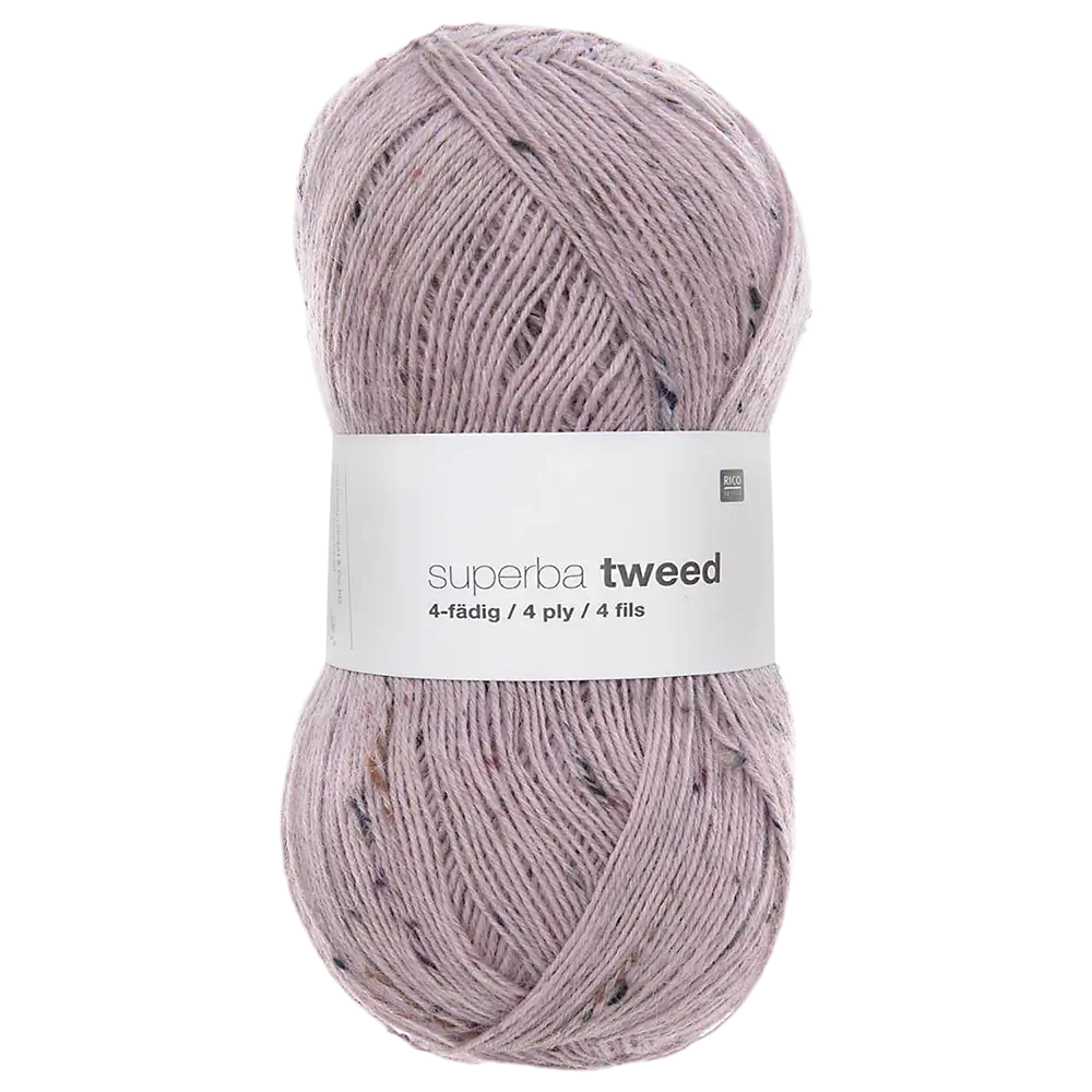 #Farbe_Rico Design Superba Tweed 4-fÀdig | 003 Flieder