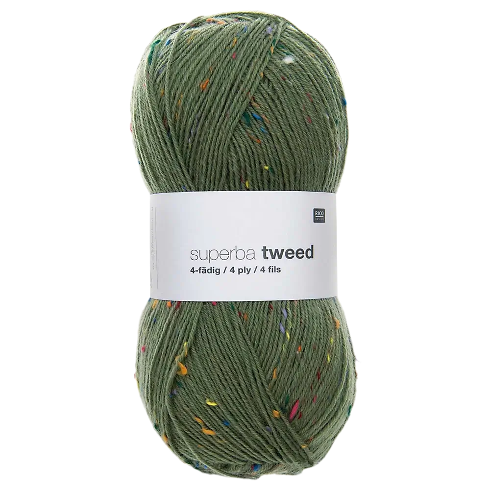 #Farbe_Rico Design Superba Tweed 4-fÀdig | 005 Oliv