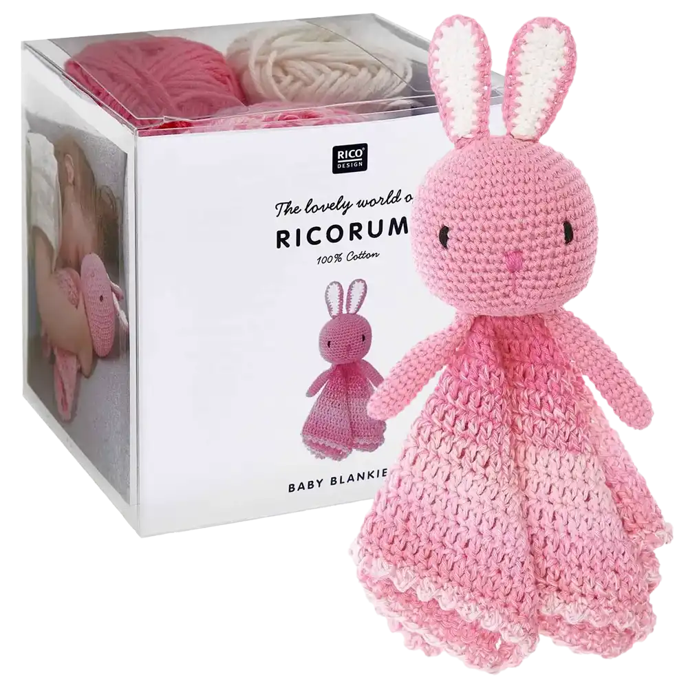 Baby Blankies Hase (Rico Häkelset)