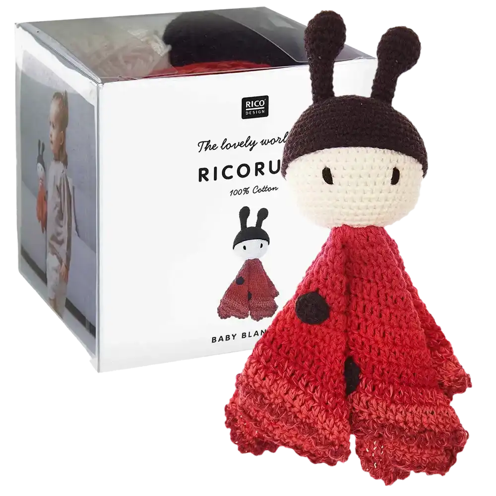 Baby Blankies Marienkäfer (Rico Häkelset)