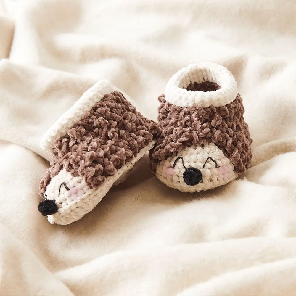 Baby Booties Igel (Häkelset)