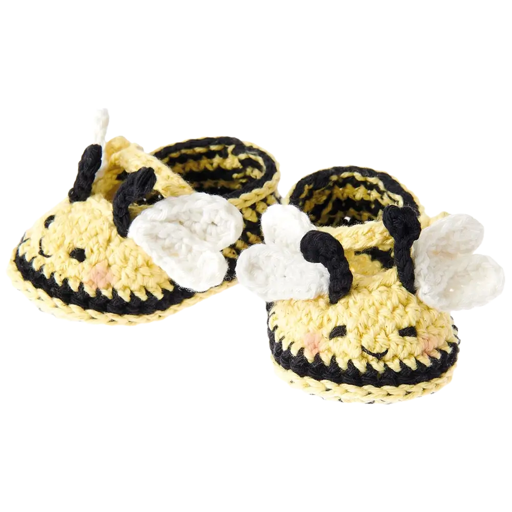 Baby Booties Biene (Häkelset)