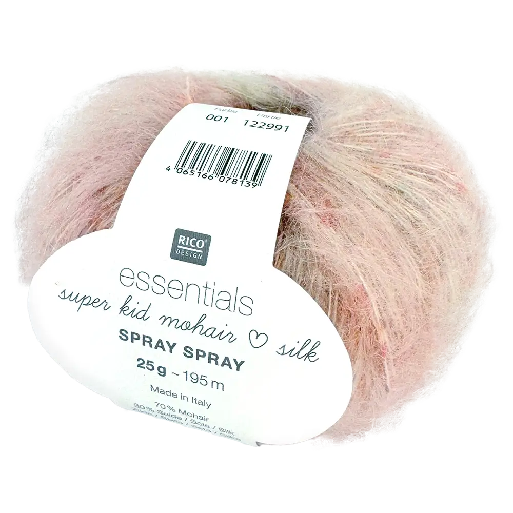 #Farbe_Rico Design Essentials Superkid Mohair Loves Silk Spray Spray | 001 Pastels