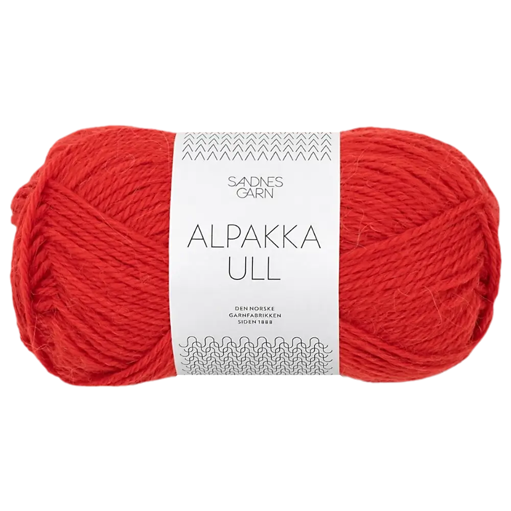 #Farbe_Sandnes Alpakka Ull | 4018 Scarlet Red