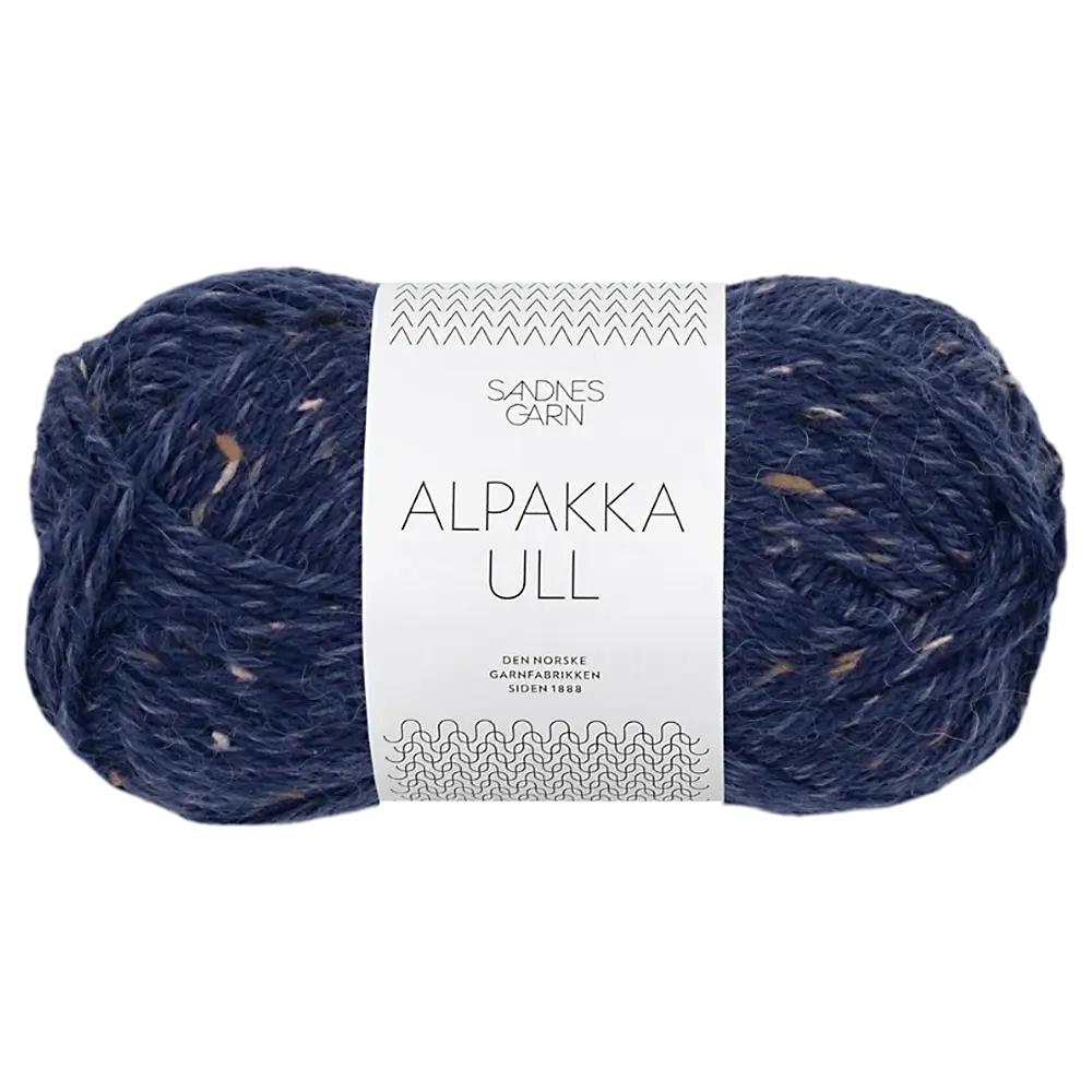 #Farbe_Sandnes Alpakka Ull | 5585 Marinebla Tweed