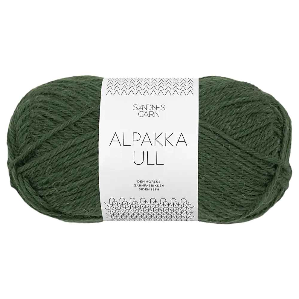#Farbe_Sandnes Alpakka Ull | 8082 Skoggrøn