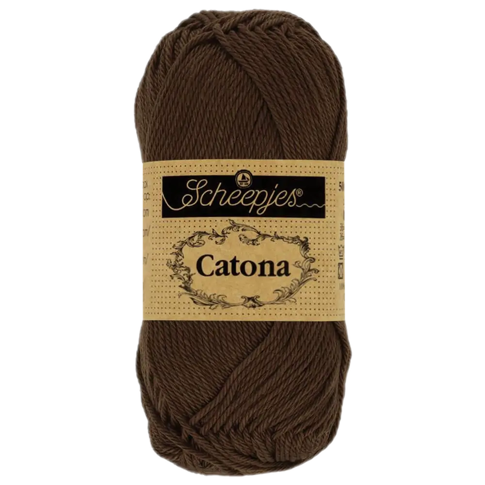 #Farbe_Scheepjes Catona | 162 Black Coffee