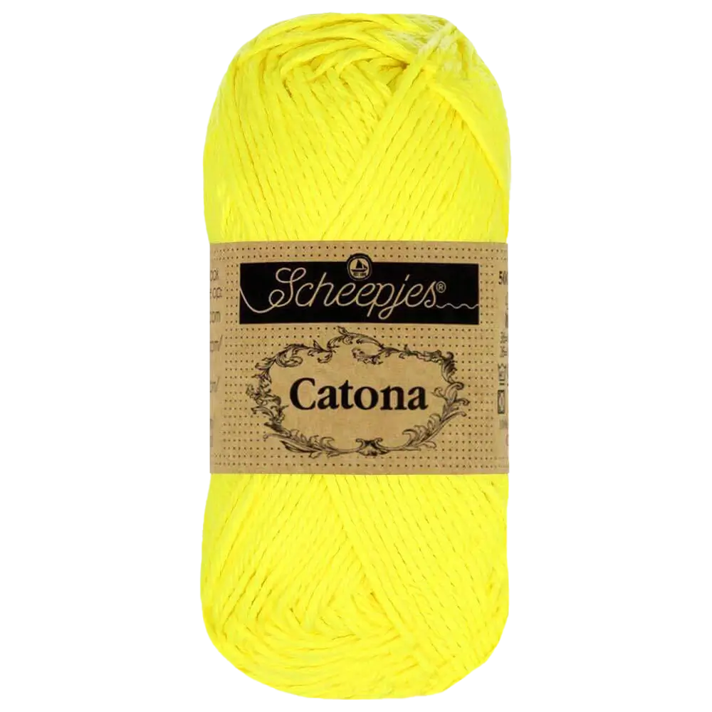 #Farbe_Scheepjes Catona | 601 Neongelb