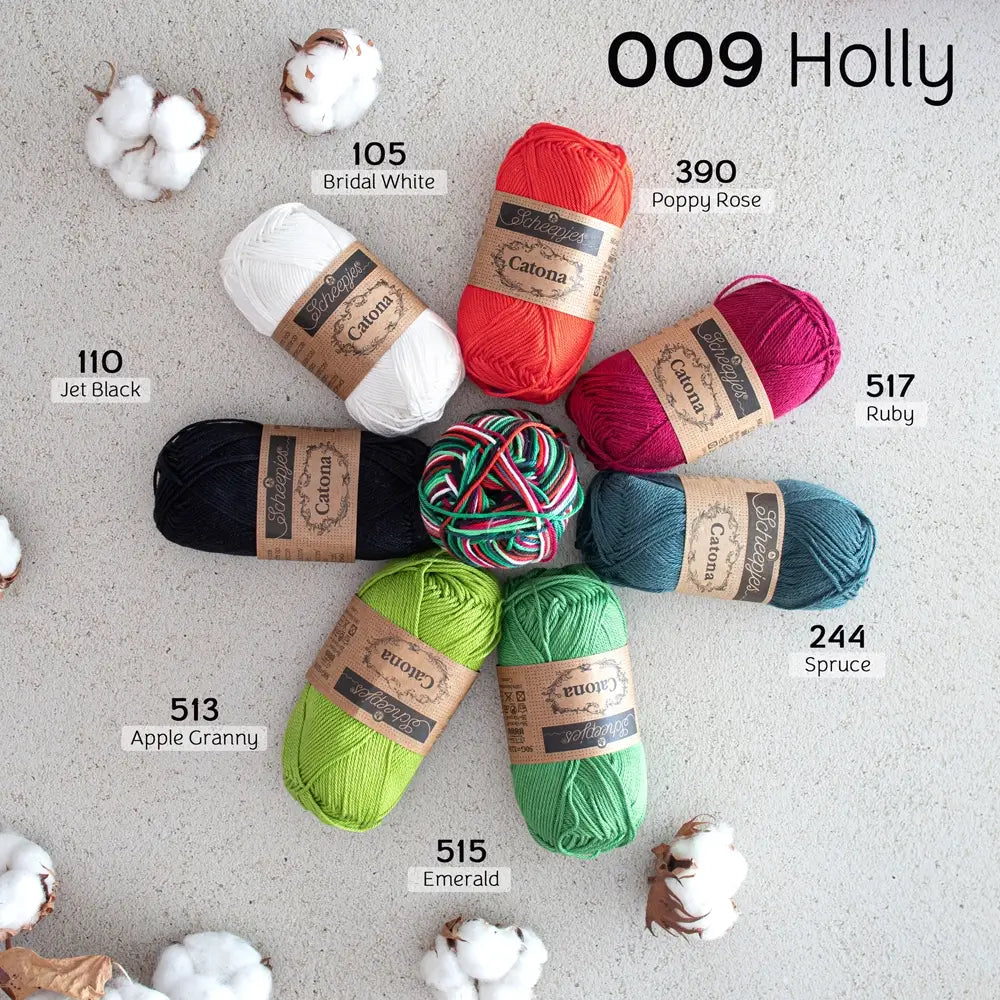 #Farbe_Scheepjes Catona Chroma | 009 Holly