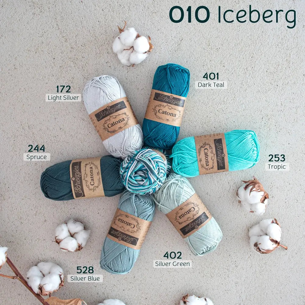 #Farbe_Scheepjes Catona Chroma | 010 Iceberg