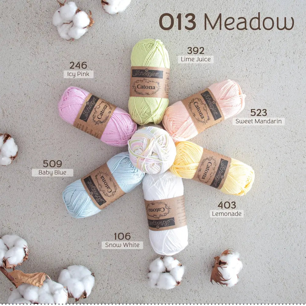 #Farbe_Scheepjes Catona Chroma | 013 Meadow