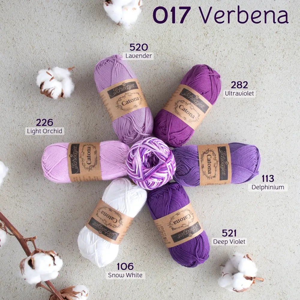 #Farbe_Scheepjes Catona Chroma | 017 Verbena