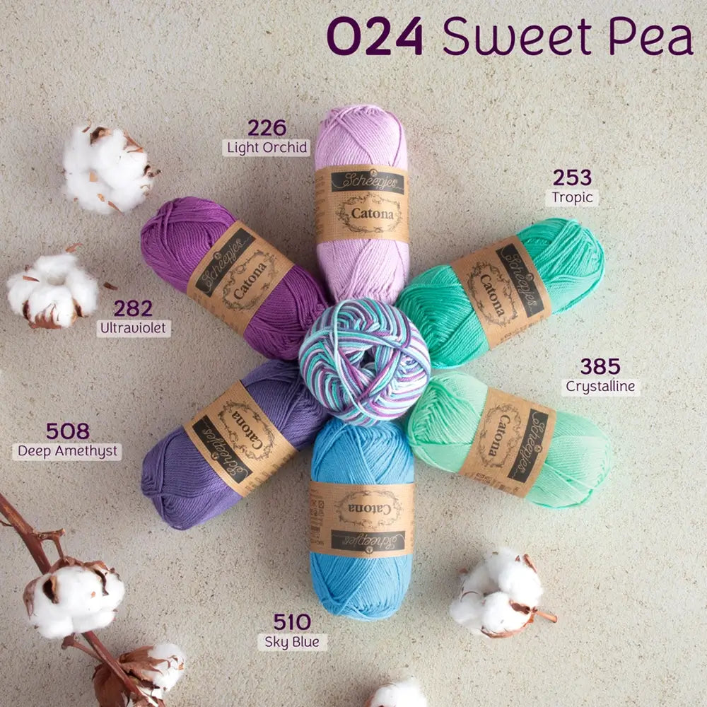 #Farbe_Scheepjes Catona Chroma | 024 SweetPea