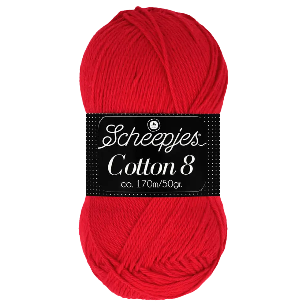 #Farbe_Scheepjes Cotton 8 | 510 Rot