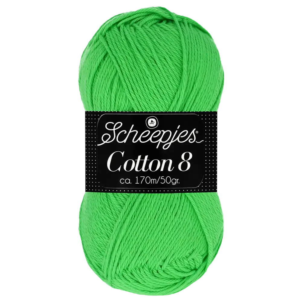 #Farbe_Scheepjes Cotton 8 | 517 Grün