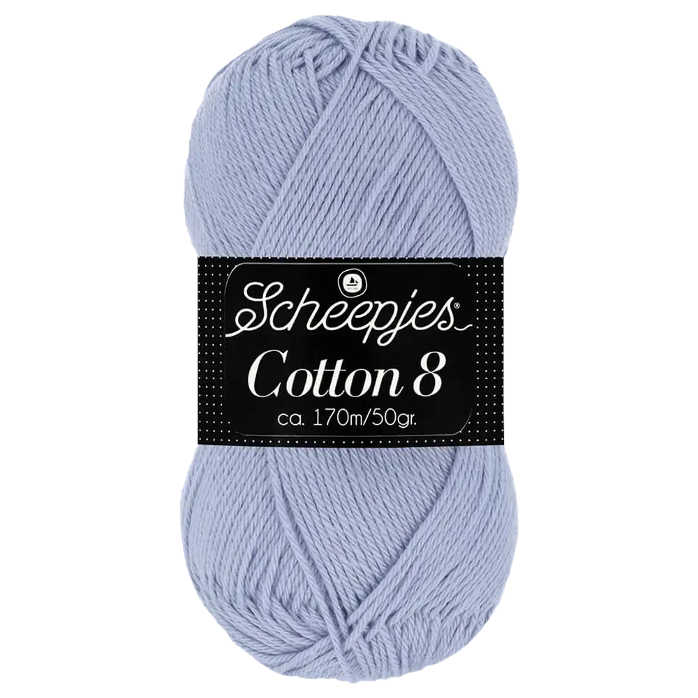 #Farbe_Scheepjes Cotton 8 | 651 Hellblau