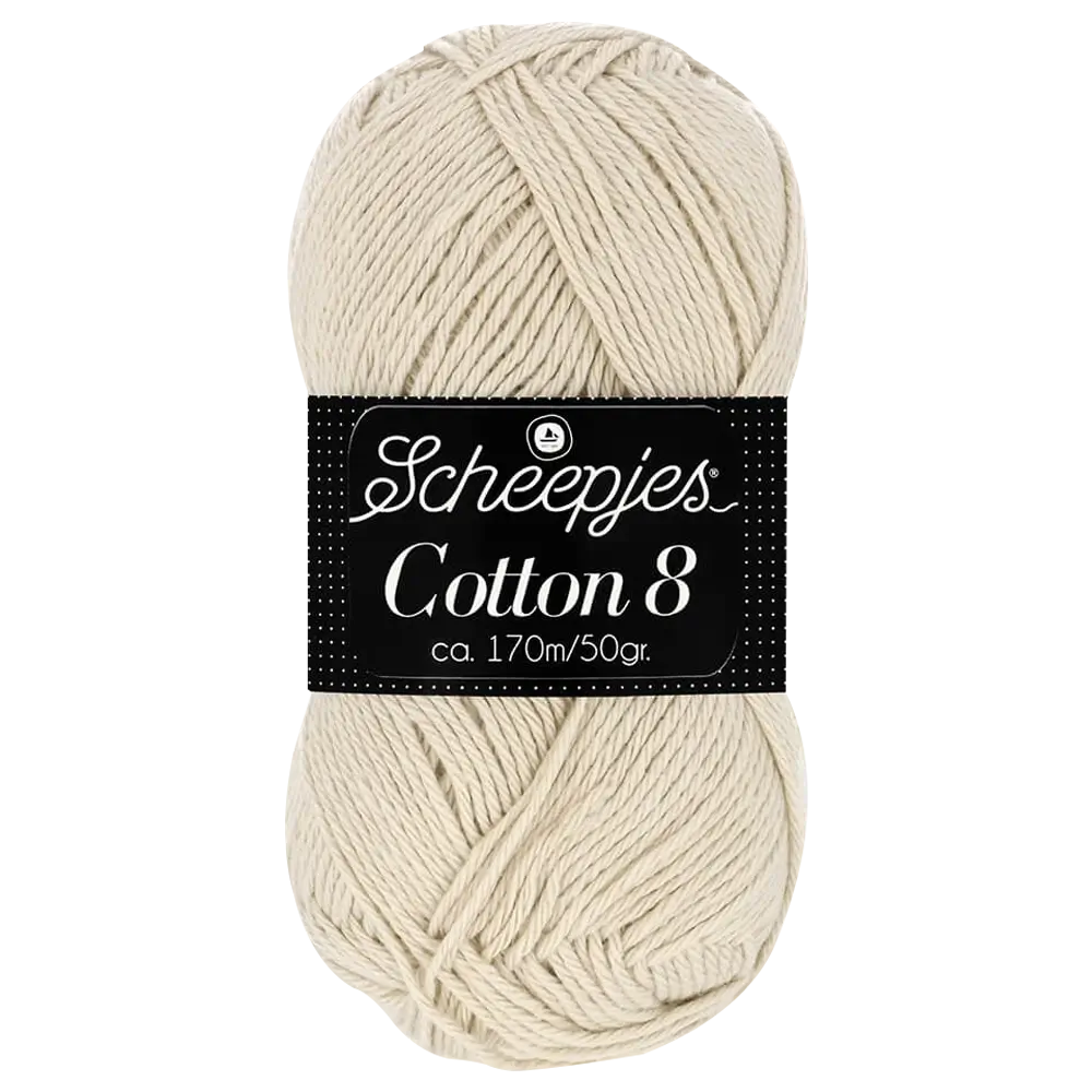 #Farbe_Scheepjes Cotton 8 | 656 Beigegrau