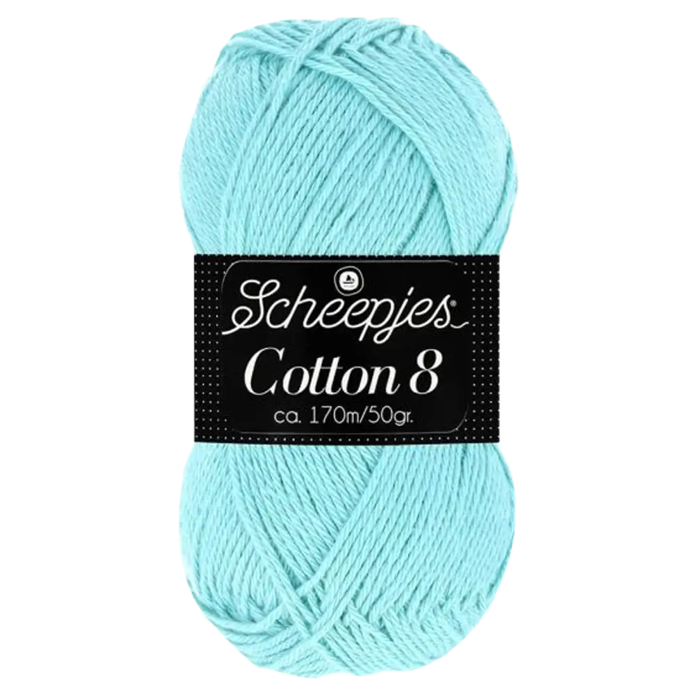 #Farbe_Scheepjes Cotton 8 | 663 Karibikblau