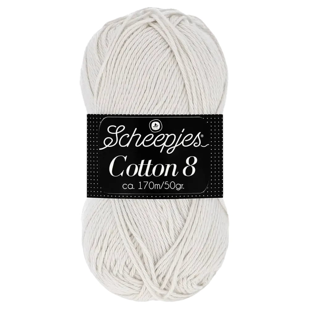 #Farbe_Scheepjes Cotton 8 | 700 Hellgrau
