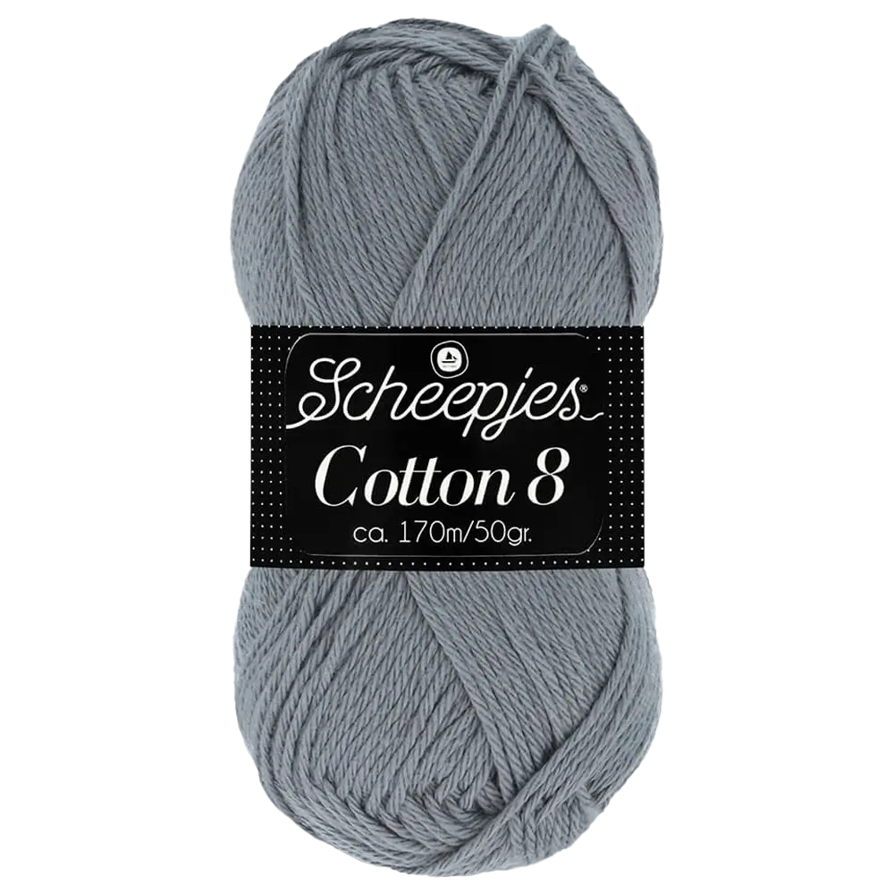 #Farbe_Scheepjes Cotton 8 | 710 Grau