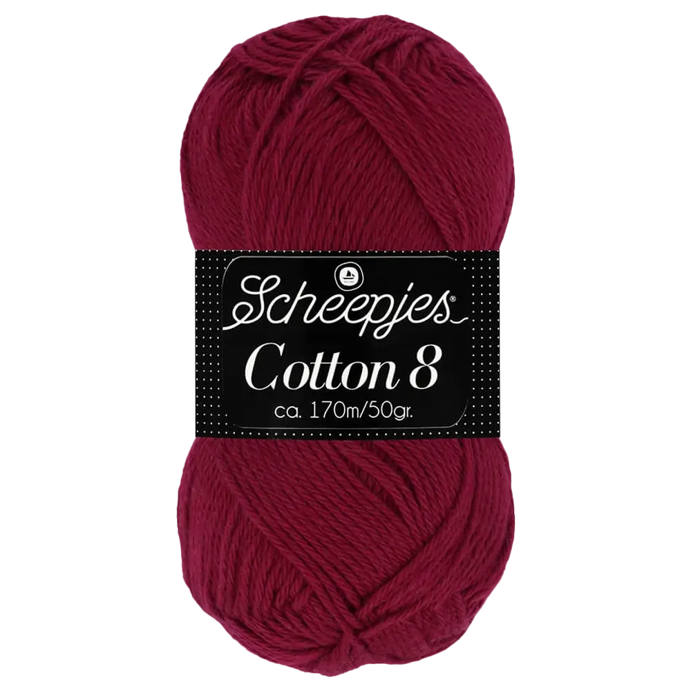 #Farbe_Scheepjes Cotton 8 | 717 Bordeaux