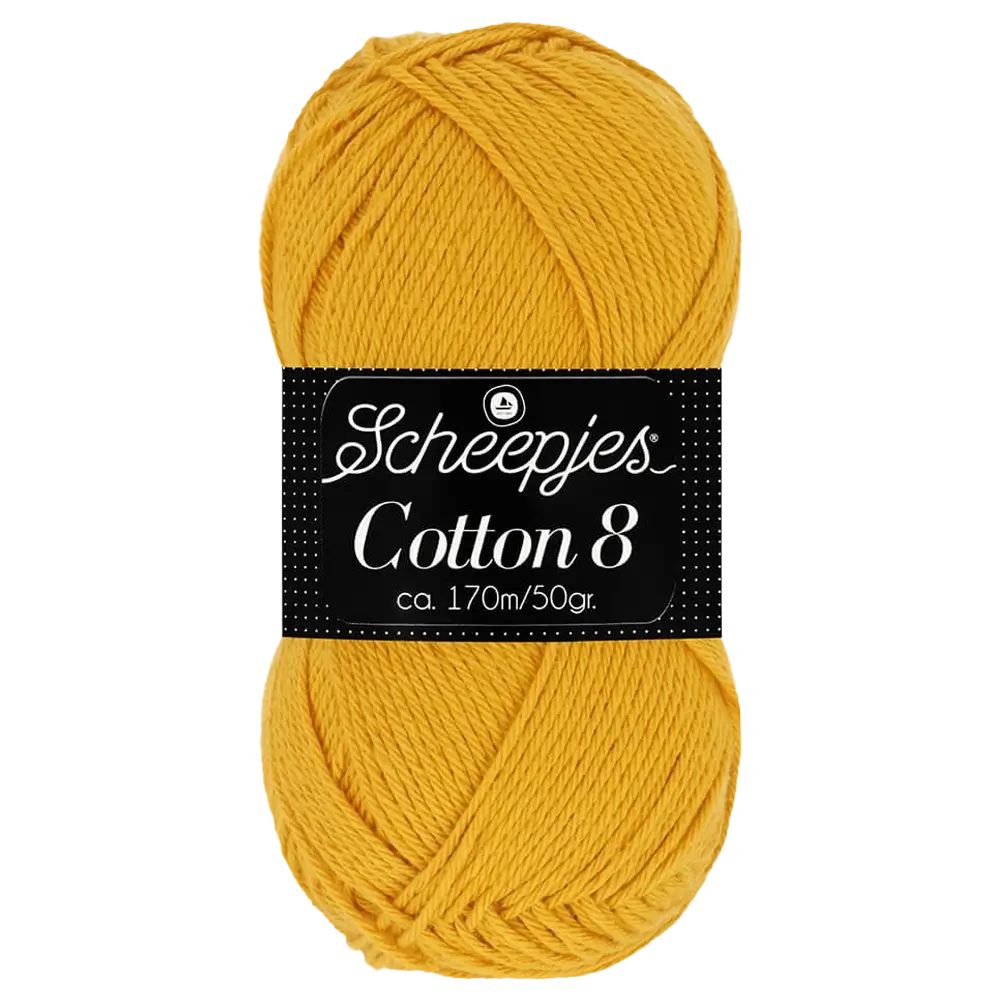 #Farbe_Scheepjes Cotton 8 | 722 Sonnenblume