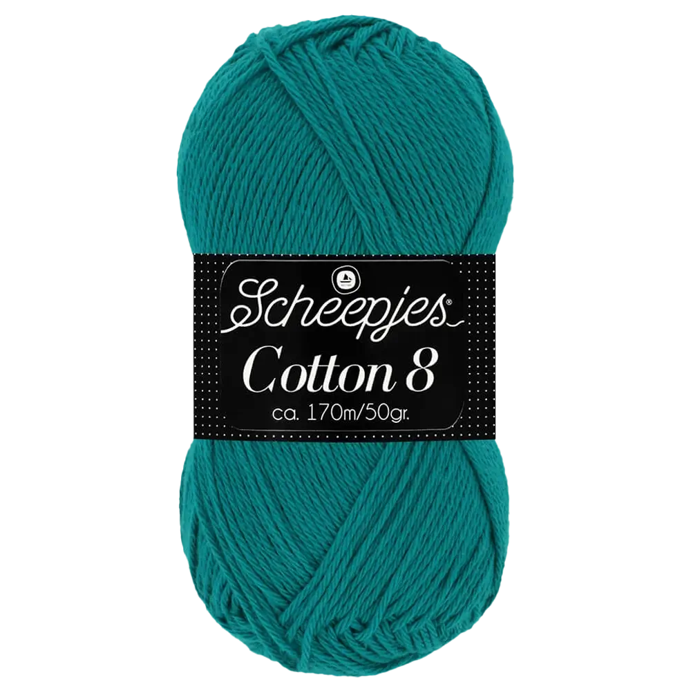 #Farbe_Scheepjes Cotton 8 | 742 Smaragd