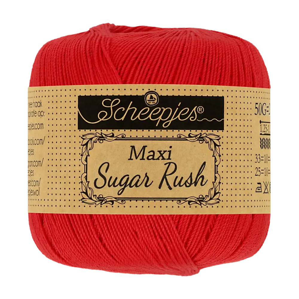 #Farbe_Scheepjes Maxi Sugar Rush | 115 Hot Red