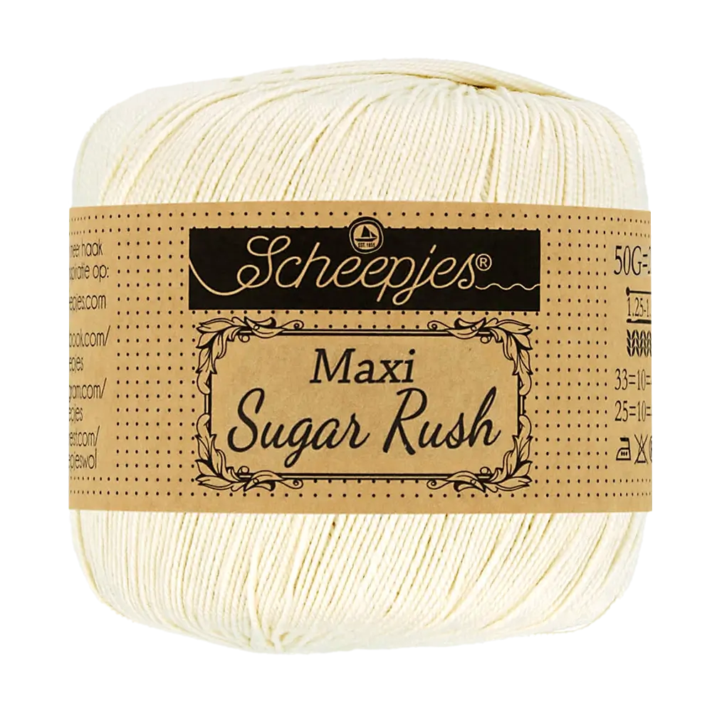 #Farbe_Scheepjes Maxi Sugar Rush | 130 Old Lace