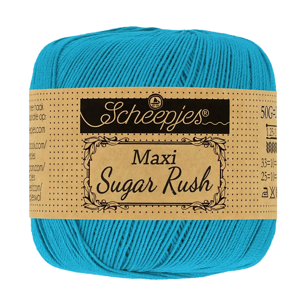 #Farbe_Scheepjes Maxi Sugar Rush | 146 Vivid Blue