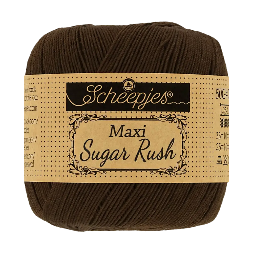 #Farbe_Scheepjes Maxi Sugar Rush | 162 Black Coffee