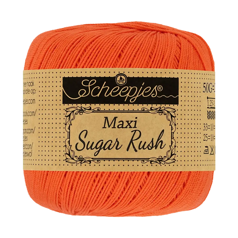 #Farbe_Scheepjes Maxi Sugar Rush | 189 Royal Orange