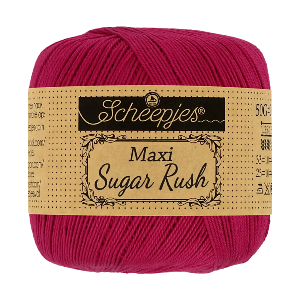 #Farbe_Scheepjes Maxi Sugar Rush | 192 Scarlet