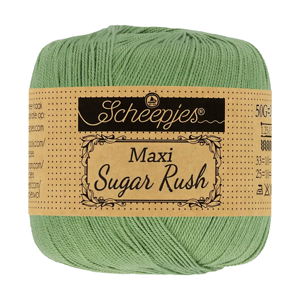 #Farbe_Scheepjes Maxi Sugar Rush | 212 Sage Green