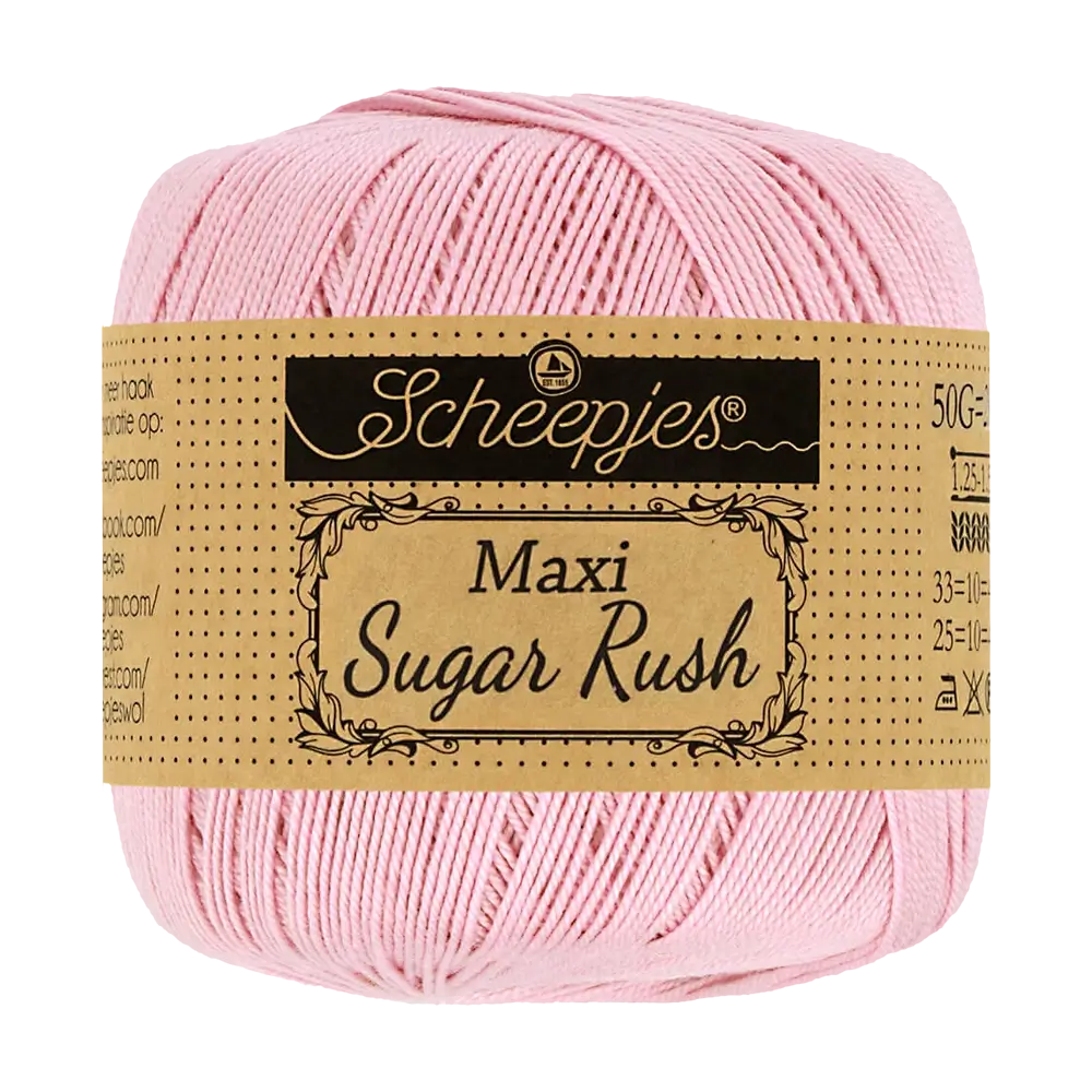#Farbe_Scheepjes Maxi Sugar Rush | 246 Icy Pink