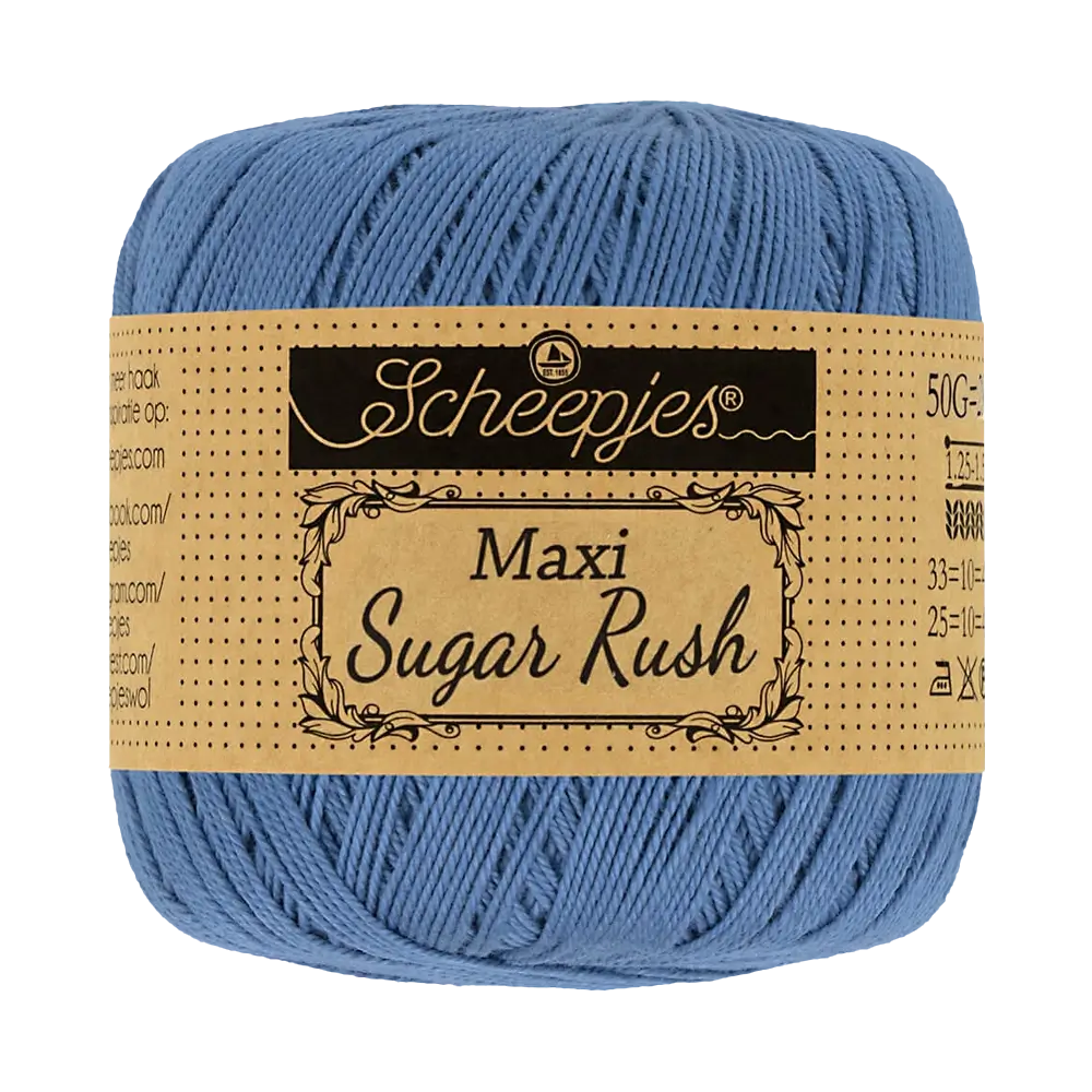 #Farbe_Scheepjes Maxi Sugar Rush | 261 Capri Blue