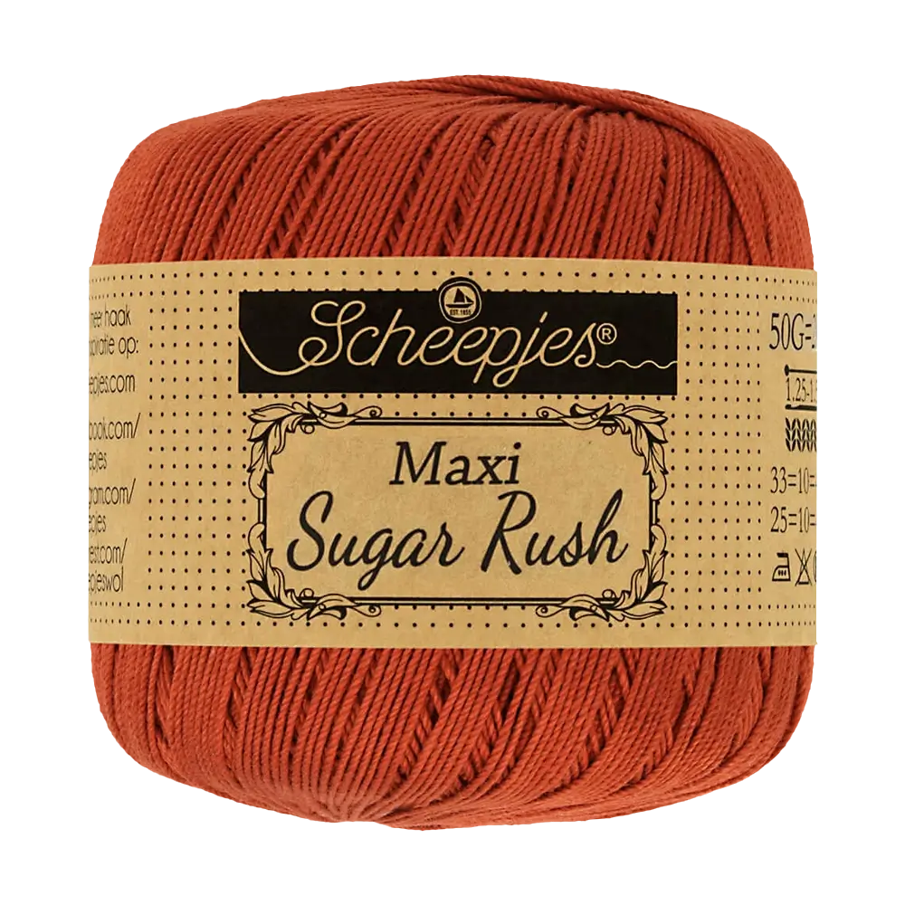 #Farbe_Scheepjes Maxi Sugar Rush | 388 Rust