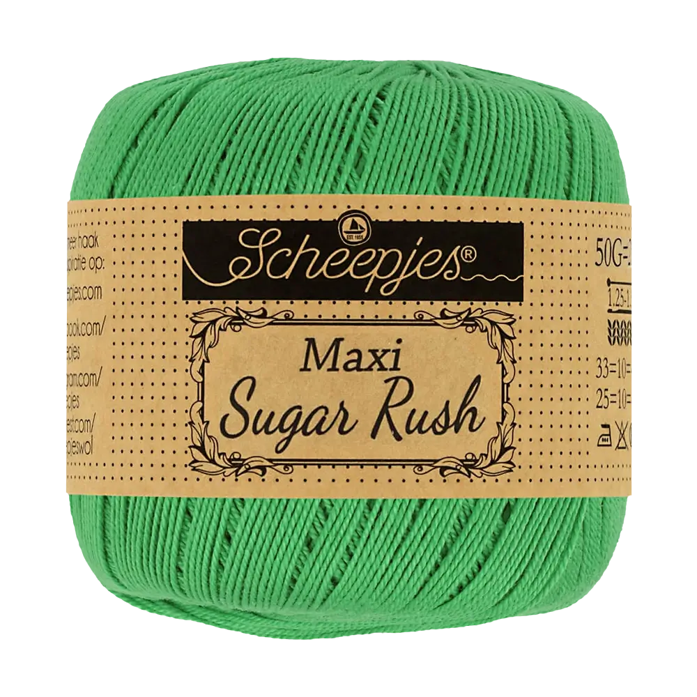 #Farbe_Scheepjes Maxi Sugar Rush | 389 Apple Green