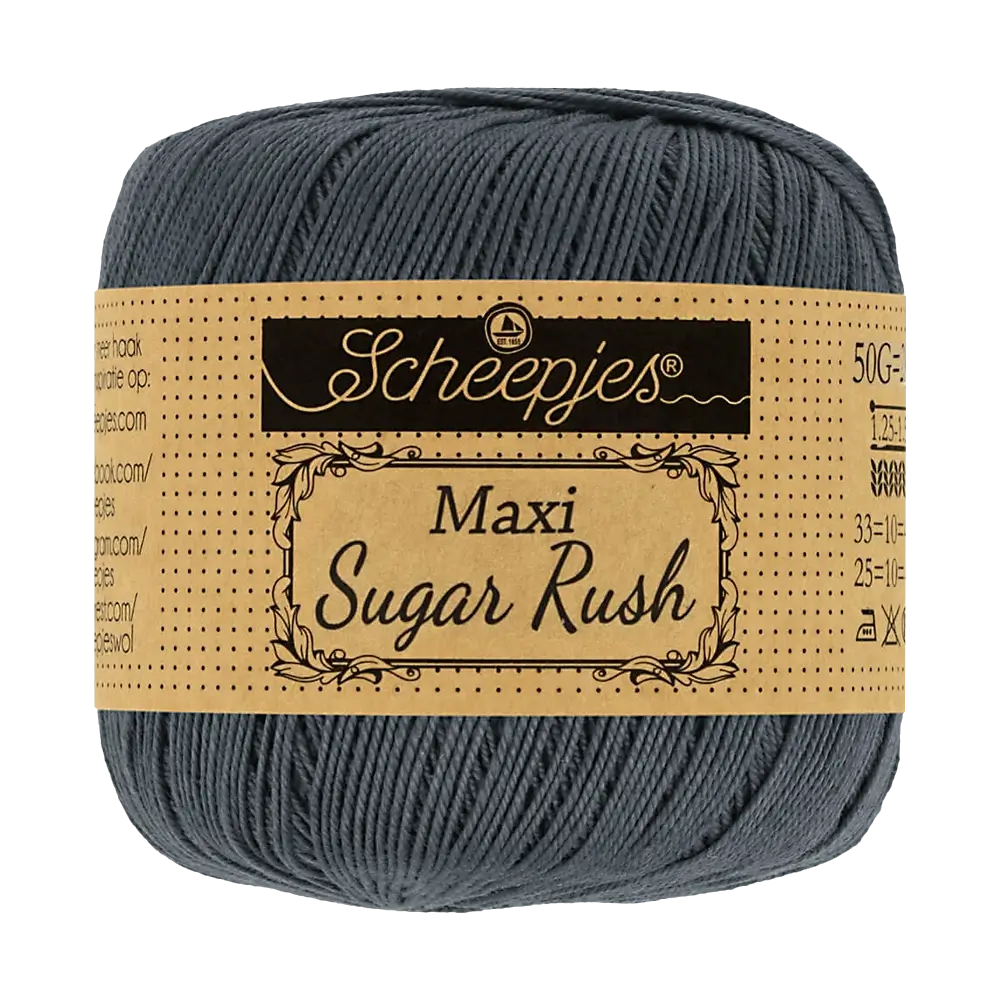 #Farbe_Scheepjes Maxi Sugar Rush | 393 Charcoal
