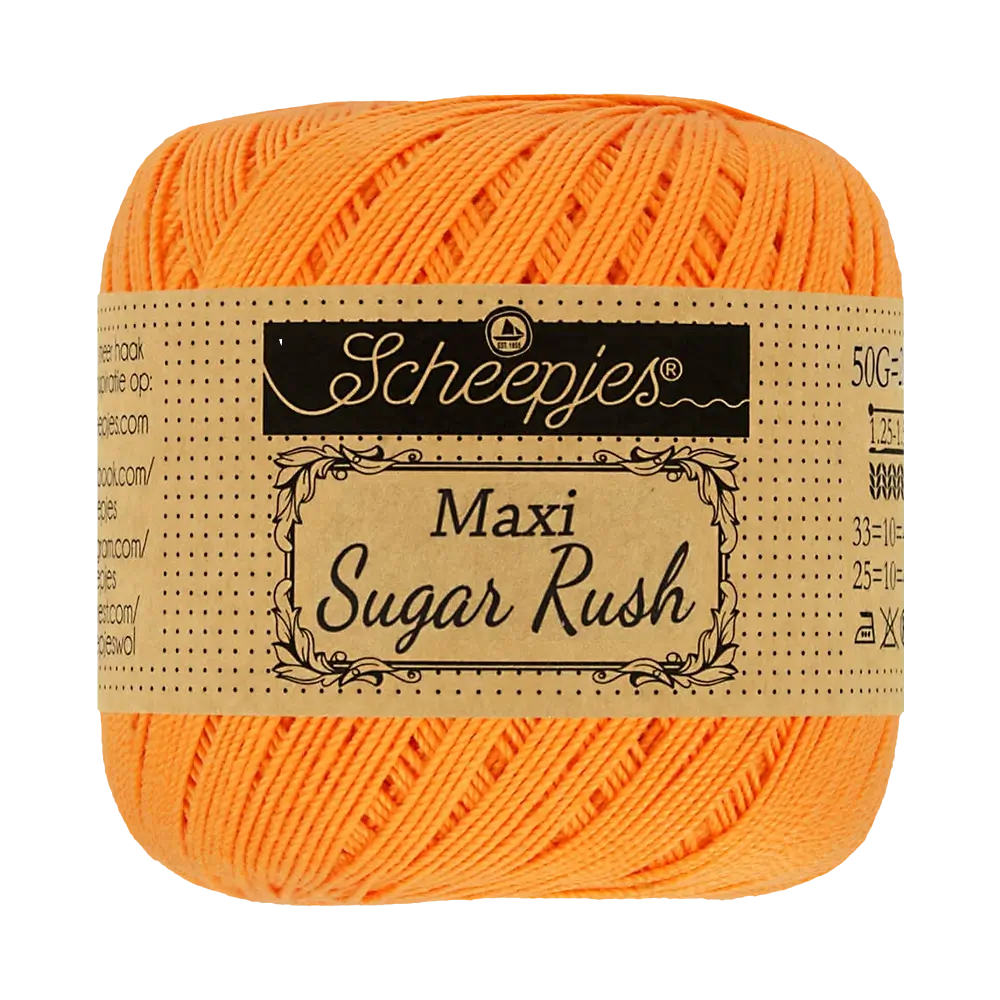 #Farbe_Scheepjes Maxi Sugar Rush | 411 Sweet Orange