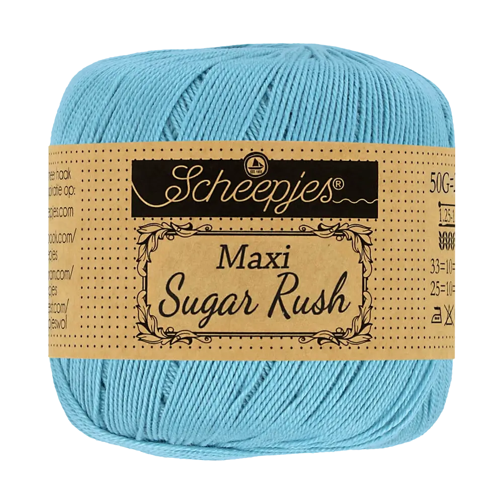 #Farbe_Scheepjes Maxi Sugar Rush | 510 Sky Blue