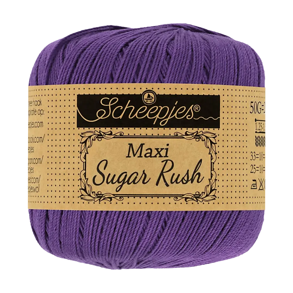#Farbe_Scheepjes Maxi Sugar Rush | 521 Deep Violet