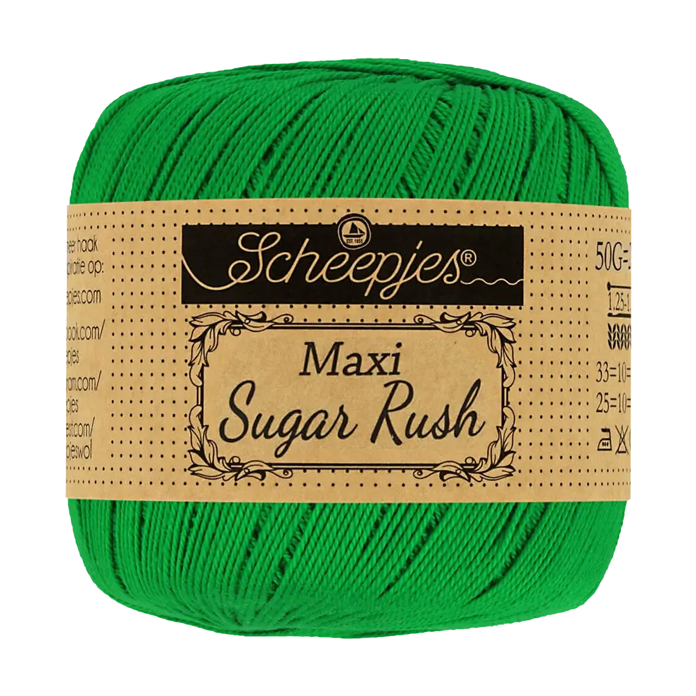 #Farbe_Scheepjes Maxi Sugar Rush | 606 Grass Green