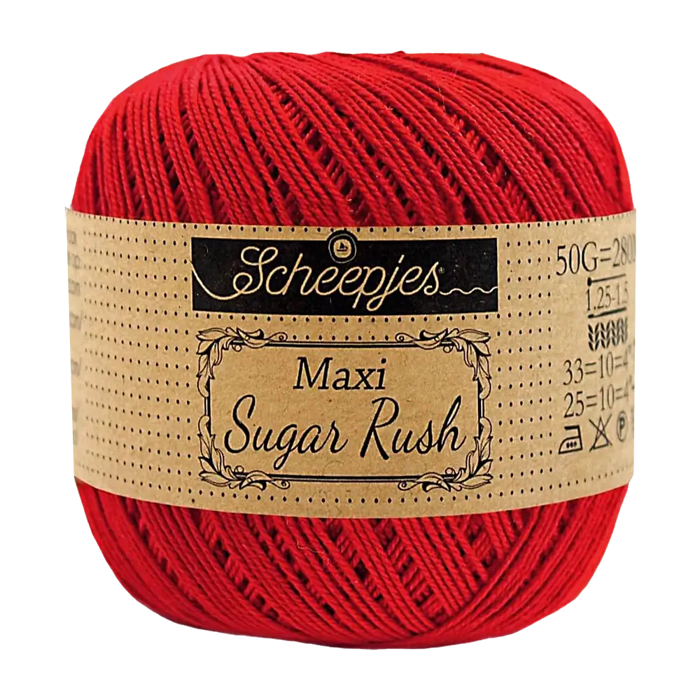 #Farbe_Scheepjes Maxi Sugar Rush | 722 Red