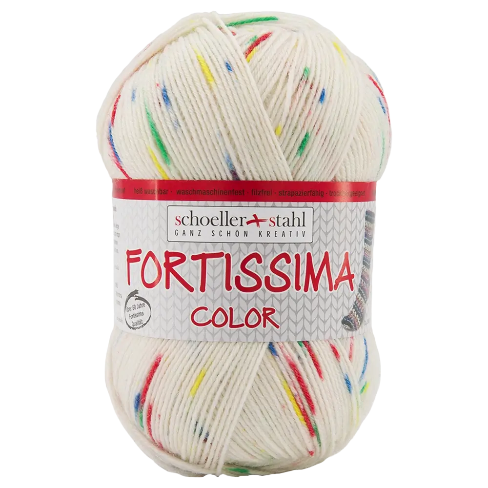 #Farbe_Schoeller + Stahl Fortissima Color 4-fach | 2401 Daisy