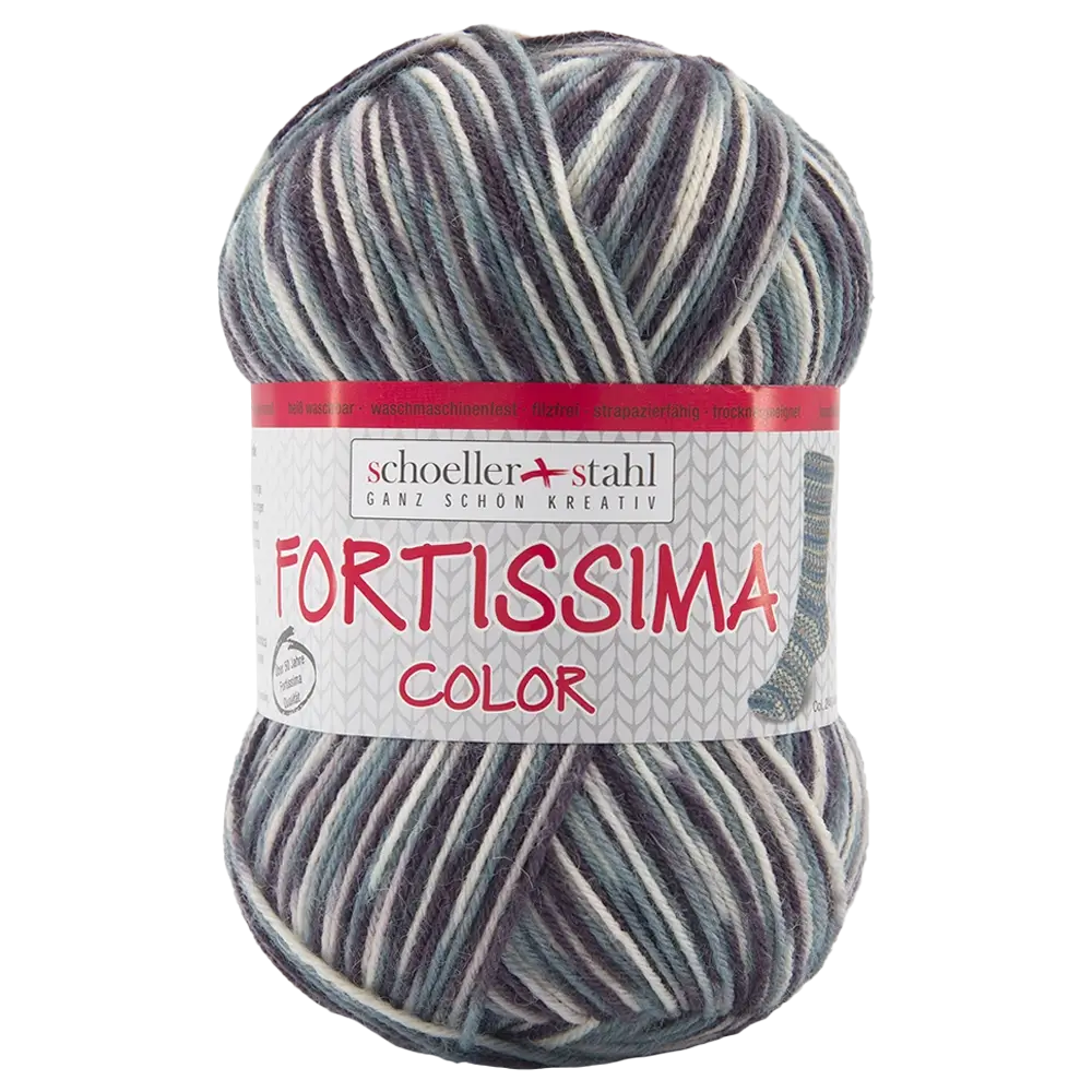 #Farbe_Schoeller + Stahl Fortissima Color 4-fach | 2407 Grey