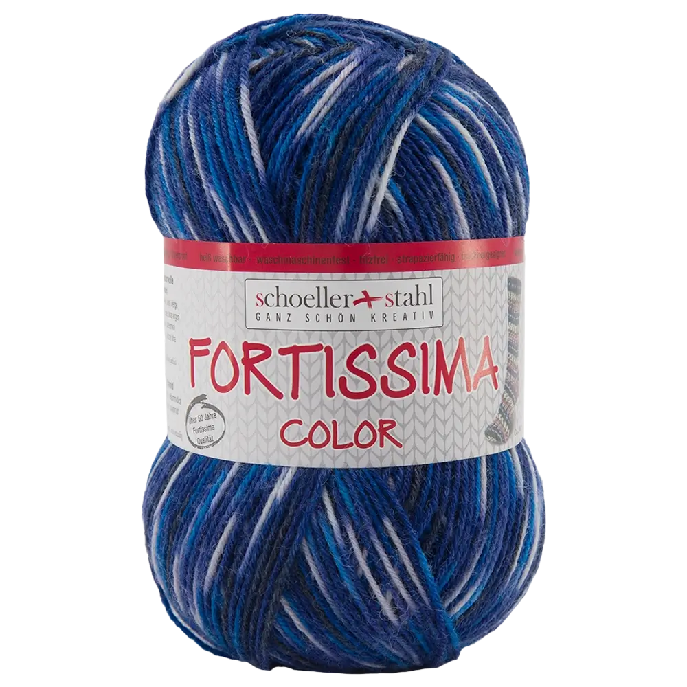 #Farbe_Schoeller + Stahl Fortissima Color 4-fach | 2408 Marine