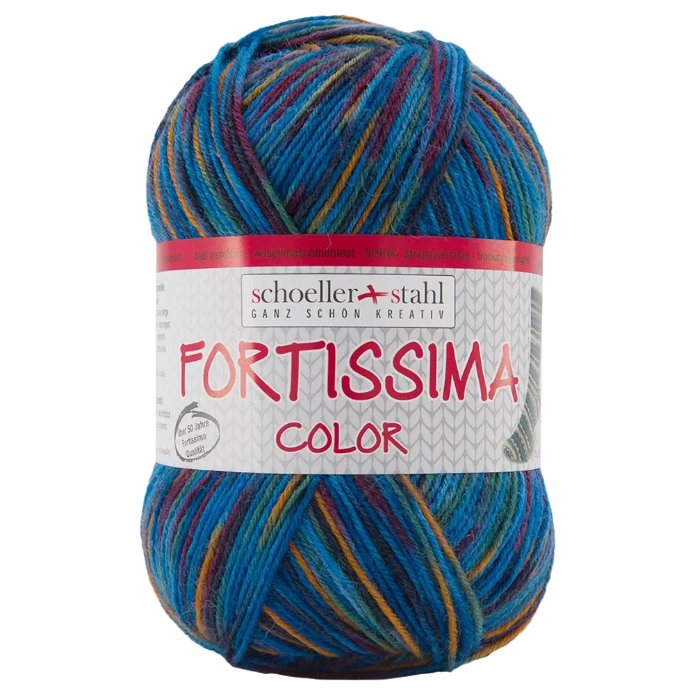 #Farbe_Schoeller + Stahl Fortissima Color 4-fach | 2410 Jeans